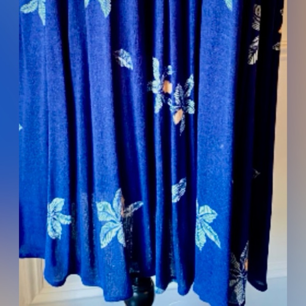 Mossimo Floral Tropical High Neck Halter Dress w/Key Hole in Back - Picture 7 of 8